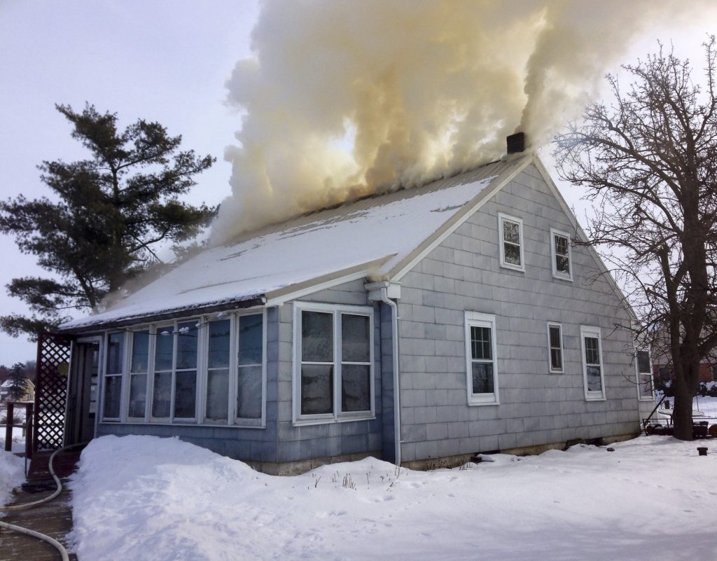 Sparks Coming From Chimney