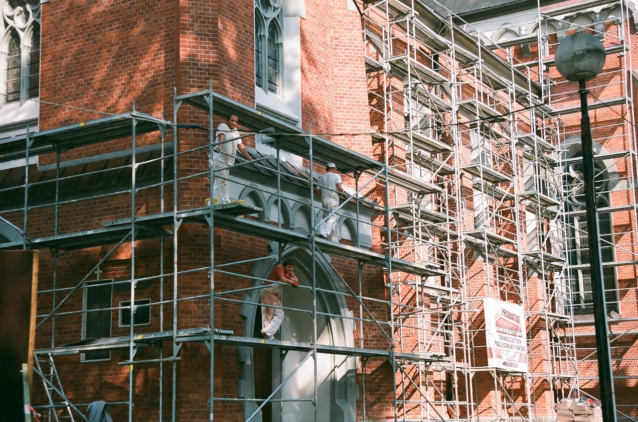 scaffolding heritage masonry restoration Toronto