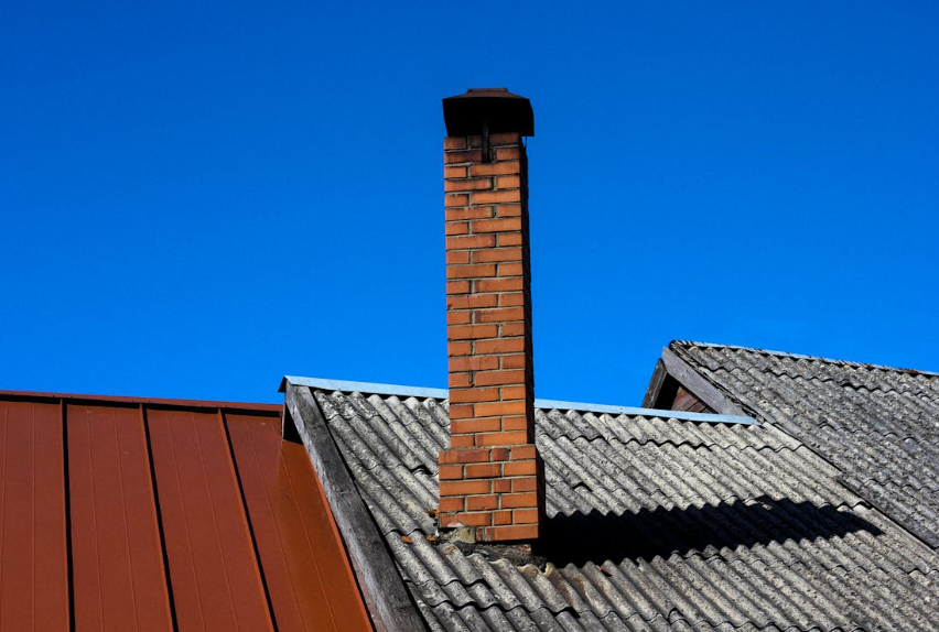 chimney that needs brick repair