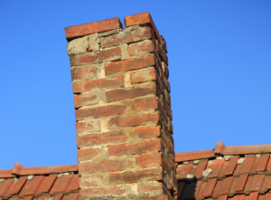 Tuckpointing chimney